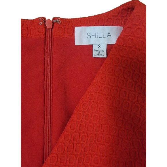 SHILLA THE LABEL Red Ruffle romper. Size S. - Picture 4 of 4